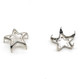 12mm Silver Star-Shaped Nail Head Studs (Pack of 50)